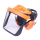 Freischneide-Set 3M Peltor orange, Gehörschutz, Visier aufklappbar