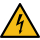 Warnzeichen W012: Gefährliche elektrische Spannung - Aufkleber 10 cm