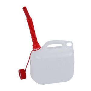 Kanister 5l transparent Benzin oder Diesel mit Ausgieer