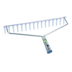 Gartenrechen 16 Zinken verzinkt 40cm
