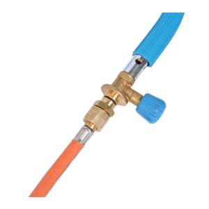 GARDINGER Kalle ko-Unkrautvernichter / Bio-Unkrautvertilger mit Piezozndung 5 m Schlauch und Adapter fr Propanflasche