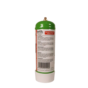 WELDINGER Mischgas Ar/CO2 Einwegflasche 1,0 l, 20% CO2/80% Argon 110 Liter Schweigas zum MAG-Schweien
