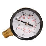 Ersatzmanometer für Druckluftkomponenten 1/4" rechts 50 mm Abgang nach Unten