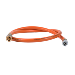Adapterschlauch US VII 1 m mit 30 mbar Regler fr amerikanischen Gasgrill an deutsche Gasflasche