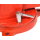 WELDINGER Schraubstock eco 125 mm Backenbreite 360° drehbar unzerbrechlich rot