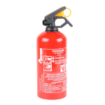 EXDINGER kompakter BC Pulver-Autofeuerlöscher gemäß DIN EN 3-7 (1 kg)