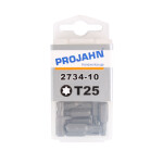 Projahn 1/4"Schraubendreher Einsätze für TX Schrauben Bit T25 10Stück