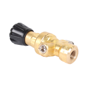 Druckregler Druckminderer Schutzgas fr Einwegflaschen ohne Manomete fr 4mm Auendurchmesser Minischlauch r