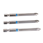Projahn PZ 2 1/4" Bits Pozidriv Farbcode 75 mm 3er...