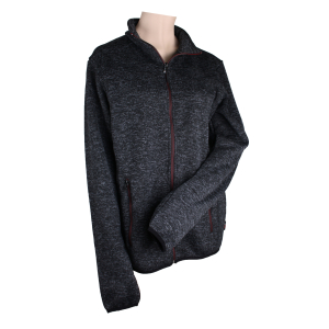 Active Strickjacke Gre M-XXL dunkelgrau-meliert