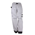 Workpower Arbeitsbundhose Größe 48-56 weiß/ grau