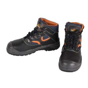 Workpower Sicherheitsstiefel Größe 41-46 S3 Naranjo wasserbeständig schwarz/orange