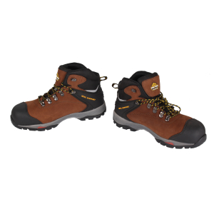 Workpower Sicherheitsstiefel Gre 41-46 S3 Tiger wasserbestndig hitzebestndige Sohle braun