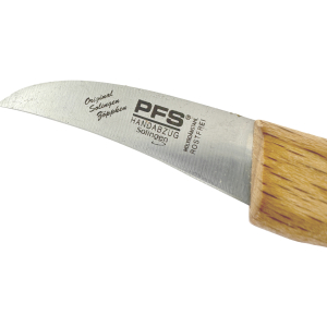 Original PFS SOLINGEN Kchenmesser/Schlmesser/Gemsemesser mit Echtholzgriff, runde Klinge