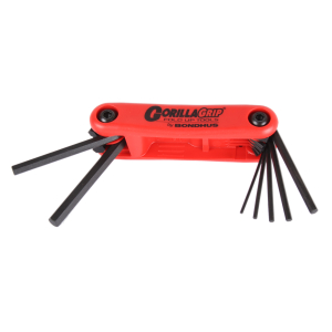 Gorilla Grip Tools Winkelschlüssel-Sechskant-Satz 7-teilig mit Klapphalter HF7MS