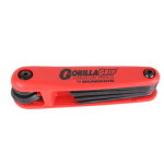 Gorilla Grip Tools Winkelschlüssel-Sechskant-Satz 6-teilig mit Klapphalter HF6M