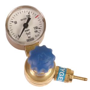 Sauerstoff-Druckregler für Einwegflaschen M10x1 LH mit Manometer