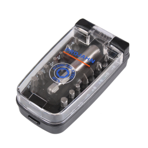 PROJAHN 1/4 Bit Box Edelstahl-Bits Professional (15-teilige Kunststoffbox)