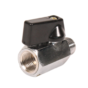 Mini Kugelhahn Druckluft 1/4  Innen und Auengewinde