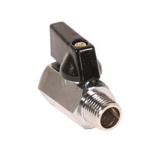 Mini Kugelhahn Druckluft 1/4  Innen und Auengewinde