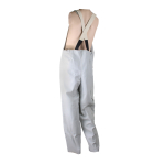 Schweißer-Latzhose Rindnarbenleder Größe 44 Zollstocktasche made in Germany