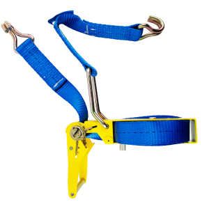 WELDINGER Zurrgurt Gre L 5,5 m x 35 mm Gurtmagazin Ratsche (1000/2000 kg 2 Haken Spanngurt)