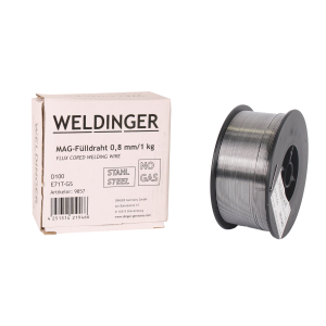 Flldraht 0,8 mm/1 kg  Stahl Kleinrolle WELDINGER