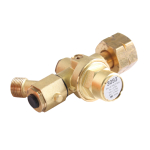 Propanschlauchgarnitur 5 m HD winterfest 30 bar 3/8" links mit Regler und Schlauchbruchsicherung von Sievert