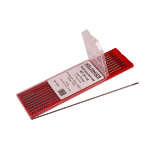 WIG-Wolframelektrode WT-20 rot 2,0x175 mm 10 Stück