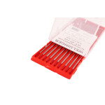 WIG-Wolframelektrode WT-20 rot 2,0x175 mm 10 Stück