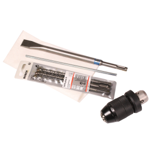Bosch blau  Kombihammer GBH 2-28 F mit Meiel Bohrer und Schnellwechselfutter + Koffer Bohrhammer