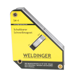 SM-4 schaltbarer Schweißmagnet groß (152 x 130 x 35 mm bis 65 kg) WELDINGER