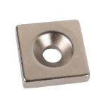 Neodym-Magnet 20 x 20 x 5 mm für Werkzeugordnung zum Anschrauben