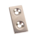 Neodym-Magnet 40 x 20 x 5 mm für Werkzeugordnung zum Anschrauben