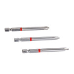 Projahn  PH 2 1/4" Bits Phillips Farbcode 75 mm 3er...