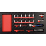 PROJAHN  1/4" Xi-on Werkzeug-Satzeinlage 18-teilig...