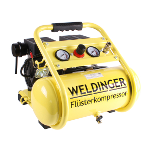 FK95 compact  WELDINGER Flüsterkompressor750W innenbeschichteter Tank