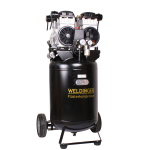 FK320 pro up WELDINGER Flüsterkompressor 2x1100 W 90 l Tank innenbeschichtet