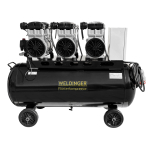 FK510-2 pro  WELDINGER Flüsterkompressor 4,5 kW Luftabgabe 555 l