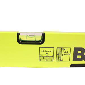 BMI neon Profi-Wasserwaagen SET mit Magnet  40cm 100cm und 180cm