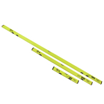 BMI neon Profi-Wasserwaagen SET mit Magnet  40cm 100cm und 180cm