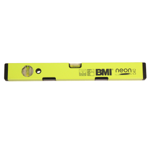 BMI neon Profi-Wasserwaagen SET ohne Magnet  40cm 100cm und 180cm