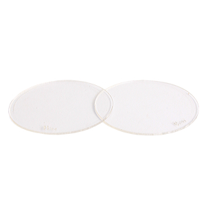 Ersatzgläser Kunststoff klar rund 50 mm 2 Stück für Schutzbrille