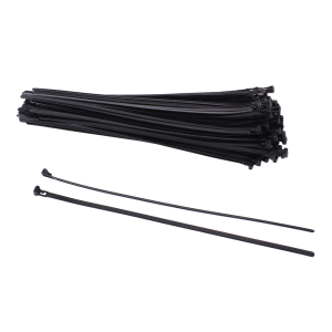 Mehrweg-Kabelbinder wiederlsbar 7,6x370 mm, 100 Stck, schwarz