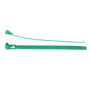 Mehrweg-Kabelbinder, wiederlösbar 7,6x150 mm, 100 Stück, grün