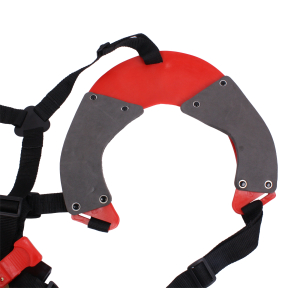 GARDINGER Schultergurt fr Motorsensen und Trimmer rot-schwarz