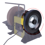 WELDINGER LA-43 Lederabziehscheibe 250 mm für Nass-Schleifmaschine