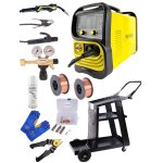 WELDINGER MIG/MAG-Aktionsset Schweißinverter MEW 200 SYN eco, Schweißwagen eco, Druckregler mini, MAGSet Basic