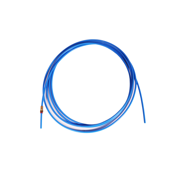 Teflonsele blau 1,05 x4,0 x3,40 m für MIG/MAG Schlauchpaket mit Messingspirale 