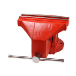 WELDINGER Schraubstock eco 200 mm Backenbreite unzerbrechlich rot
